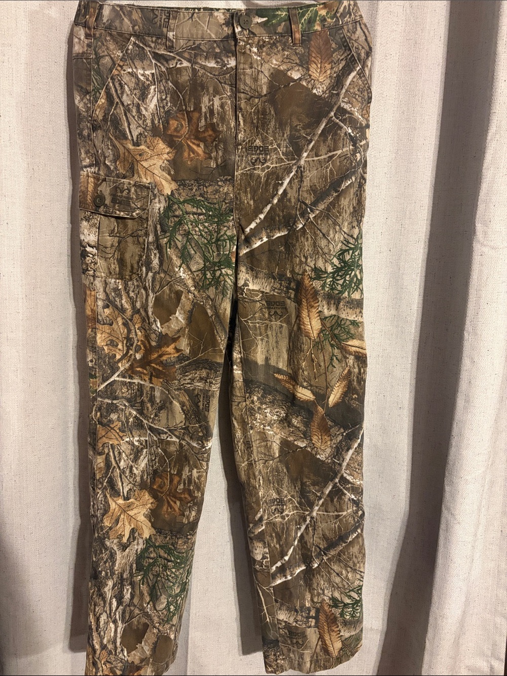 Lincoln Outfitters Kids Unisex Camo Cargo Pants - Real Tree Edge Camo Print